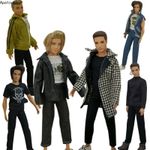Fashion Doll Clothes For Ken Boy Doll Coat Shirt Trousers Pants Accessories Toys