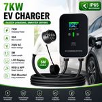 32A 7KW Smart APP EV Charger Type 2 Electric Car Charging Station Fast Charger