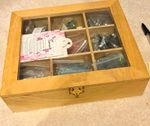 Diamante Flatback Rhinestone Gem Lot for Crafts - w/ wooden box -  6000+ gems 💎