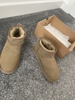 UGG Classic Ultra Mini Women’s Brown Suede Sheepskin Lined Ankle Boot UK 6