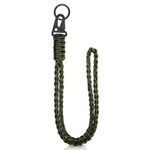 Heavy Duty Paracord Neck Lanyard Keychain 7 Core Braided Key Ring with Clip