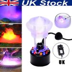 12 LEDs Ultrasonic Mist Maker Fogger Water Fountain Pond Atomizer Air Humidifier
