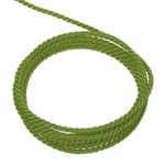 Twisted Cord Trim, 11 Yard 1mm 3-Ply Twine Braided Rope Thread, Olive Green