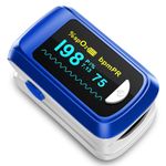 Fingertip Pulse Oximeter Blood Oxygen Heart Rate Monitor SpO2 Finger Adults OLED