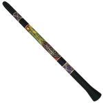 World Rhythm Didgeridoo, Hand Painted Australian Aboriginal Didge, Lizard Design