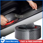 Car Door Carbon Fiber Protector Sill Scuff Cover Strip Anti-scratch Sticker Tape