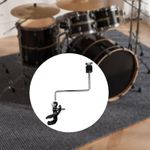 Basin Holder Clamp with Z Shaped Rod Metal Bass Drum Hoop Holder New