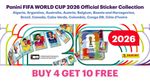 Panini FIFA World Cup 2026 Stickers – Teams Algeria to Côte d'Ivoire