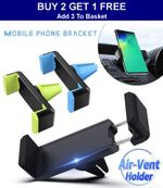 Car Phone Holder Cradle 360 Rotating Universal Air Vent Mount Bracket for Mobile