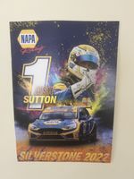 BTCC 2022 NAPA RACING ASH SUTTON POSTER 42cm x 29.5cm - LAST ONE IN STOCK