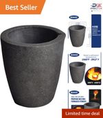 High-Performance 8KG Melting Crucible for Gold, Silver, and Aluminum Refine