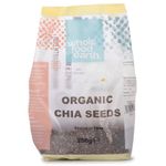 Wholefood Earth Organic Chia Seeds 4 x 250g (1kg) Raw Vegan GMO Free