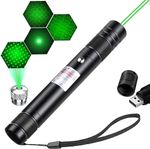 1000Miles Strong Beam Green Laser Pointer Pen 533nm Lazer Torch Rechargeable -UK