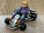 BRITAINS DEETAIL VINTAGE GO KART AND RIDER FIGURE #9640 DIE CAST TOY FIGURE