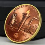 The Last U.S. One Cent - Final Penny Coin (NOT 3D) 1909-2025 Memorial Medal