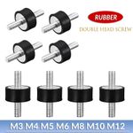 Anti Vibration Rubber Bobbin Mounts M3 M4 M5 M6 M8 M12 M16 Male Car Boat Kart