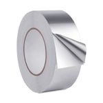 Aluminium Foil Tape Rolls 48mm x 45m Heat Resistant Insulation HVAC Ducting