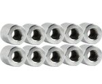 Pack of M10 x1.25mm RH LH Female Thread Insert Tube Adaptor for Rod Ends 20mm OD