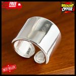 925 Silver Ring, Adjustable Ring, Chunky Ring, Statement Ring, Thumb Ring, Boho