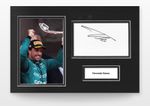 Fernando Alonso Hand-Signed 12x8 Photo Display Formula 1 F1 Memorabilia COA