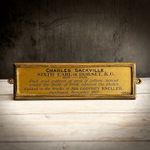 RARE 19th Century Original Sir Godfrey Kneller Portrait Exhibit Plaque