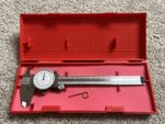 Genuine Mitutoyo 6” Dial Vernier Caliper 505-626-50 .001”(EXCELLENT CONDITION)