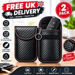 2X RFID BLOCKING CAGE CAR KEY SIGNAL BLOCKER FARADAY POUCH CASE FOB KEYLESS