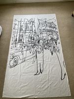 MARIMEKKO HETKIA * MOMENTS FABRIC / WALL HANGING 8ft long by Maija Louekari 2003