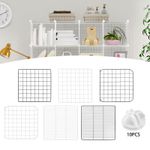 Portable Pet Playpen Panel DIY Cage Fence Iron for Hamster Camping Rabbit Small