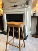 Cox & Cox - Weathered Oak Counter Stool - Natural