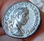 Severus Alexander Silver Coin 222-235 Ad Ancient Roman Imperial AR Denarius 