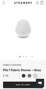 Steamery Fabric Shaver Lint Remover Pilo 1, Removes Pills, Bobbles and Lint