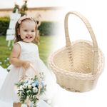 Wedding Flower Basket Girl Children's Flower Basket Elegant Decora10X6cm