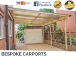 Premium Timber Lean-To Carport Adam With Polycarbonate Roof Supplied & Installed