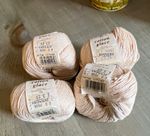 Rowan Cotton Glace 4 Ply Mercerised Cotton Yarn beige Skeins x 4 SH730