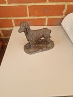 Afghanhound dog figure perfect condition. Very characterful Signed by the artist