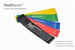 Physiotherapy Resistance Bands – 5 Level Rehab Set (5–30lbs) Lower Limb Therapy