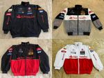 Unisex Adults F1 Team Racing Mercedes Jacket Embroidery Cotton Padded