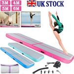 3/4/5/6m Gymnastics Mat Airtracks Inflatable Air Track Tumbling Floor Yoga Gym