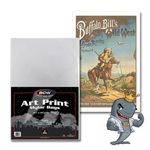 BCW 11X17 Art Print Mylar Bags 10ct Archival Quality Mini Posters FREE SHIP