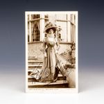 Original Miss Vesta Tilley - Male Impersonator - 1910 Signed Postcard Autograph