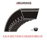 AX/A SECTION V BELT COGGED  13MM X 8MM AX16 TO AX98 **PLEASE CHOOSE**