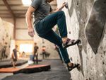 SCARPA Reflex Climbing Shoes Size EU 40 UK 6.5 Grey Purple Bouldering Rock Gym