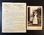 Post WW1 Overseas Settlement Letter Australia Migration Margaret Davidson 1920