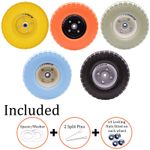 Puncture Proof Sack Barrow Wheels 2 x 10" Trolley Tyre 2 Split Pins Heavy Duty
