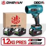 2000W 21V Cordless Electric Leaf Blower Brushless 150000 RPM  w/ Battery&Charger