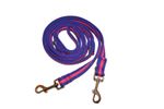 Police Style Dog Training Lead Double Ended  20mm Soft air Webbing 2.8 mtrs