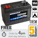 110ah Advanced Leisure Battery OUTBOARD | BOAT | MARINE (LXD110)