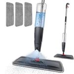 Spray Mop for Floor Cleaning 3 Reusable Microfibre Pads 700ml Water Bottle Tank