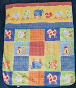 Zorbit Vintage Baby Cot Quilt farm animals Print La Petite maison 12mths UK